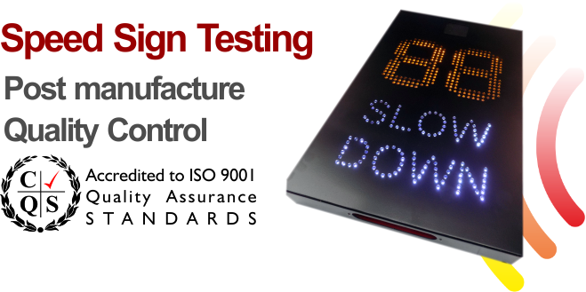 speed sign testing system